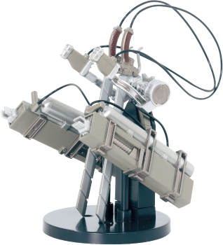 『進撃の巨人』1/1 スケール立体機動装置：AnimeJapan2014